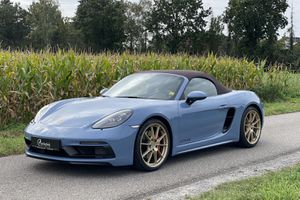 PORSCHE-Boxster-718  GTS 40 *PTS aetnablau*1Hand*,Véhicule d'occasion