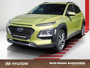 HYUNDAI-KONA 16 T-GDI PREMIUM 2WD  HUD TEMPO KAMERA PDC-,Vehículo accidentado