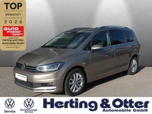 VW-Touran-Highline AHK 1Hd Scheckheft 7Sitze Massage ACC LED GJR SHZ PDCv+h El Heckkl LenkradHZG,Used vehicle