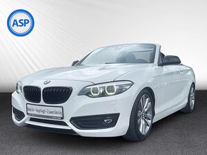 BMW-220i Cabrio AUT Advantage LED H&K NAVI SHZ PDC-220,Bruktbiler