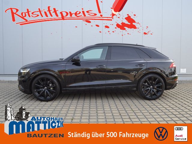 AUDI Q8 50 TDI S-line OPTIK-SCHWARZ 23-ZOLL RAUTE-LEDER STAND-HZ MATRIX ASSISTENZ+HEAD-UP!