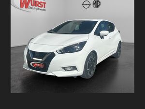 NISSAN-Micra-N-WAY DAB SHZ Spurhalteass Fernlichtass Verkehrszeichenerk Notbremsass Temp,Gebrauchtwagen