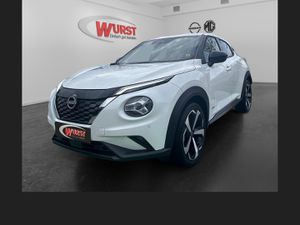 NISSAN-Juke-Hybrid Tekna 143 PS 360 Kamera LED Apple CarPlay Android Auto Klimaautom Fahrerprofil,Подержанный автомобиль