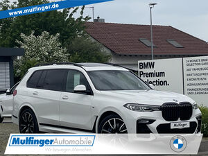 BMW-X7-X7 x40d M Sport SurView PanoDSoft-ClPark+ 22 Sportpaket Bluetooth HUD Navi LED Vollleder Klima Luf,Gebrauchtwagen