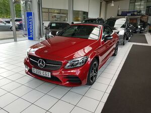 MERCEDES-BENZ-C 200-CABRIOLET AMG LED NAVI KAMERA NIGHT MATIC,Подержанный автомобиль
