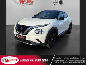 NISSAN-Juke-N-Design 10 DIG-T Automatik Scheibenheizung/ SHZ Navi Rundumkamera 8 Fach Bereift,Gebrauchtwagen