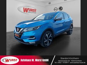 NISSAN-Qashqai-12DIG-T Tekna+ elektrLedersitze Rundumkameras adapLED-Scheinw PanoGlasDach BOSE-Sound,Vehículo de ocasión