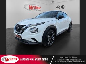 NISSAN-Juke-Acenta 10 DIG-T 114 PS Navi LED Sitzhzg Allwetterreifen Scheckheftgepflegt Rückfahrkamera,Ojetá vozidla
