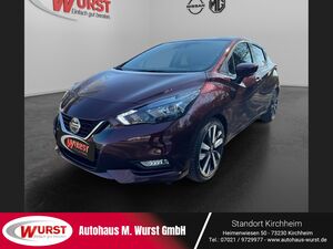 NISSAN-Micra-10 IG-T 92 PS Xtronic-Autom TEKNA Rundumkameras KlimaautSitzhzg Tempomat DAB-Radio BOSE,Auto usate