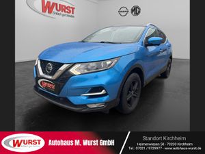 NISSAN-Qashqai-13 DIG-T ZAMA DCT Rundumkameras Navi KlimaautSitzhzg Tempomat PanoGlasDach,Bruktbiler