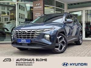 HYUNDAI-TUCSON-16 T-GDI Prime AHK / Winterräder / Pano / Leder / Voll-LED / Navi / Kamera / CarPlay,Gebrauchtwagen
