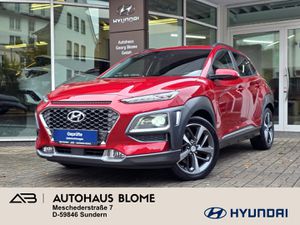 HYUNDAI-KONA-16 T-GDI 7-DCT 4WD Premium, AHK, Winterräder, Navi, Leder, Kamera, Voll-LED, CarPlay,kullanılmış otomobil