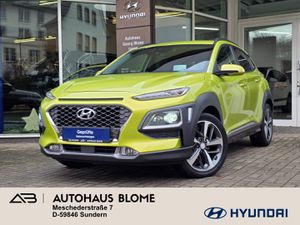 HYUNDAI-KONA-10 T-GDI M/T Premium, Winterräder, Navi, Voll-LED, Kamera, Totwinkel, Leder,Pojazdy używane