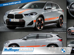 BMW-X2-X2 xDr25e Edition M Mesh RFK LED HUD Ha/Ka 19LM Sportpaket Bluetooth Navi Vollleder Klima PDC el Fe,Begangnade