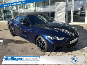 BMW-M440-M440d xDrCabrio HUD ACC 360Â° StandhH/KAHK 19 Sportpaket Bluetooth Navi LED Vollleder Klima Akt,Voiture de l'année