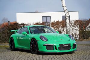 PORSCHE-991-GT3 *PTS Signalgrün,Lift,Approved*,Gebrauchtwagen