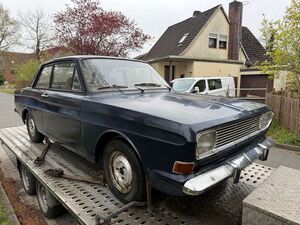 Ford-Taunus-15M P6 *zum Aufarbeiten*original Pappbrief*,Gebrauchtwagen