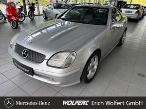 Mercedes-Benz-SLK 230-Kompressor original im klassischen Leder rot-schwarz,Vehículo de ocasión