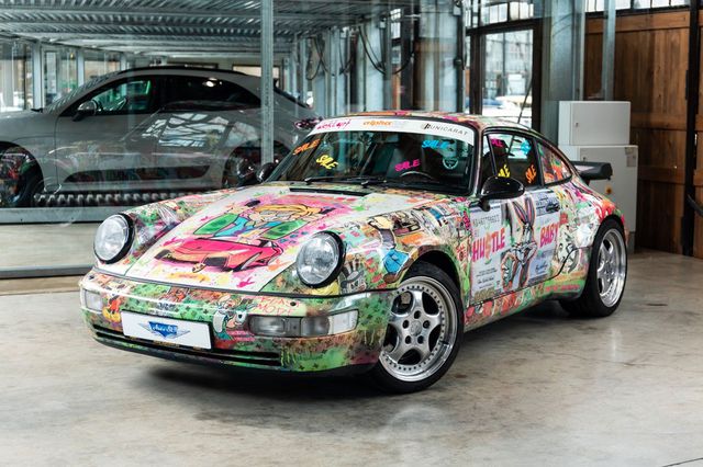 PORSCHE 964 Turbo Pop-Art  Künstlers Deklart foliert.