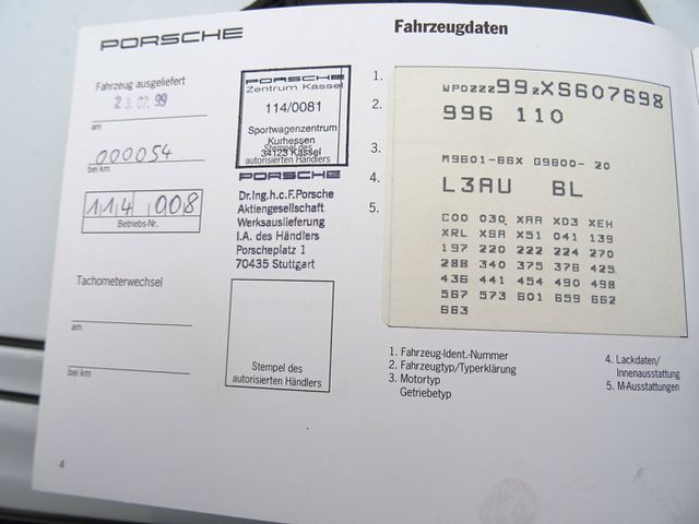 PORSCHE 996 Carrera Aerokit WLS 235 KW GT3 RS Clone