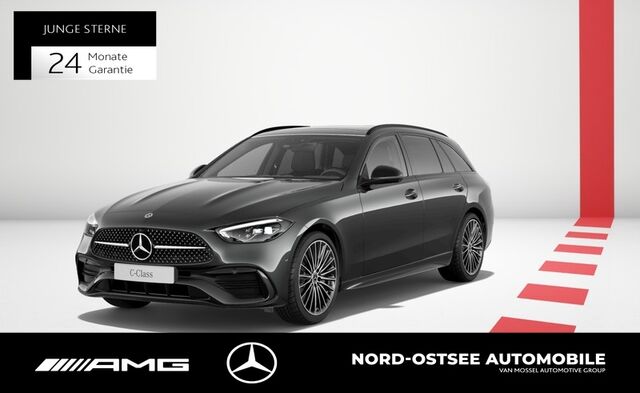 MERCEDES-BENZ C 220 d T AMG DISTRO PANO MBUX 360 AHK SHZ NIGHT 