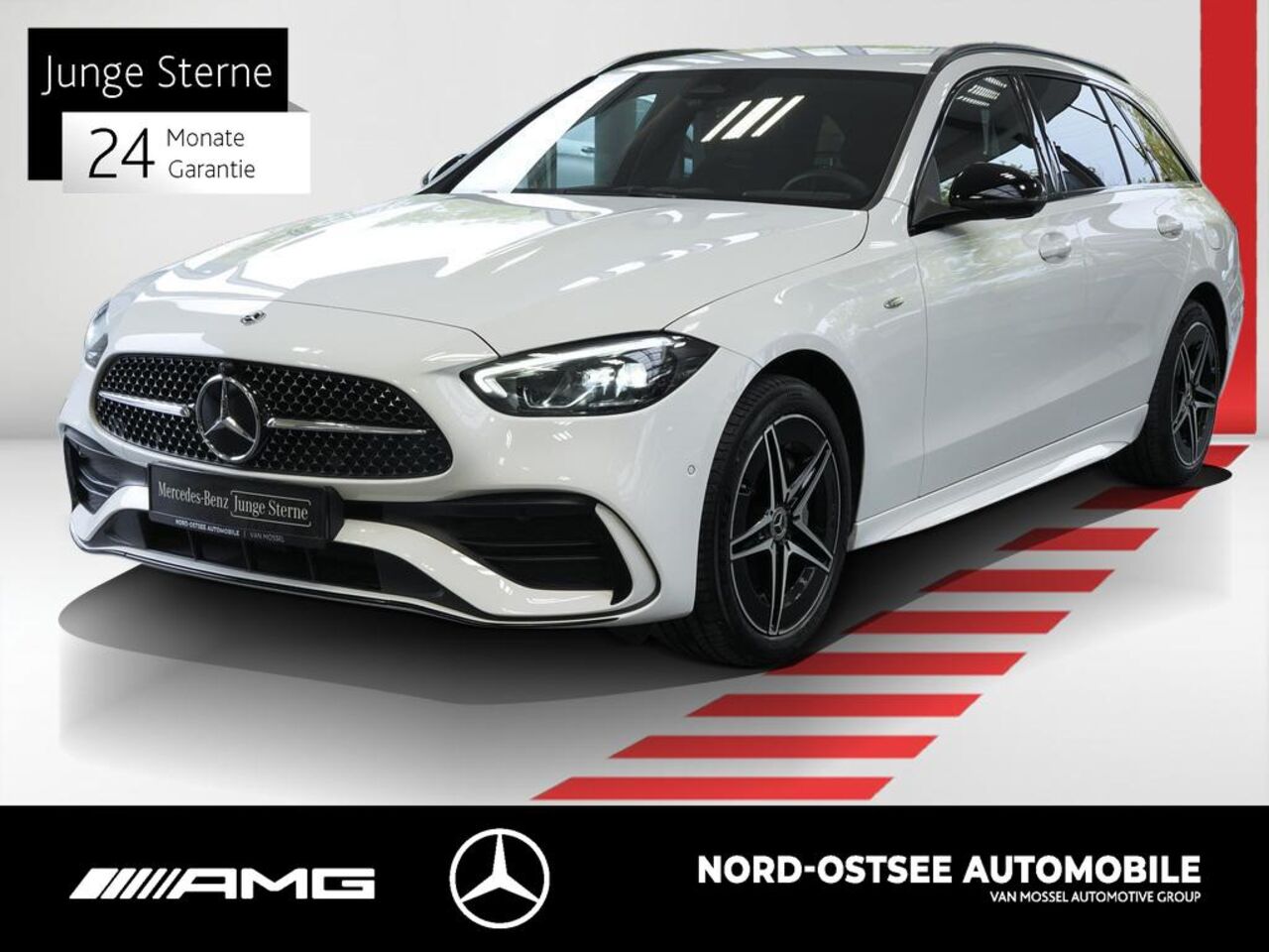 MERCEDES-BENZ C 300 T de AMG ADVANCED PLUS NIGHT SOUND 360° 