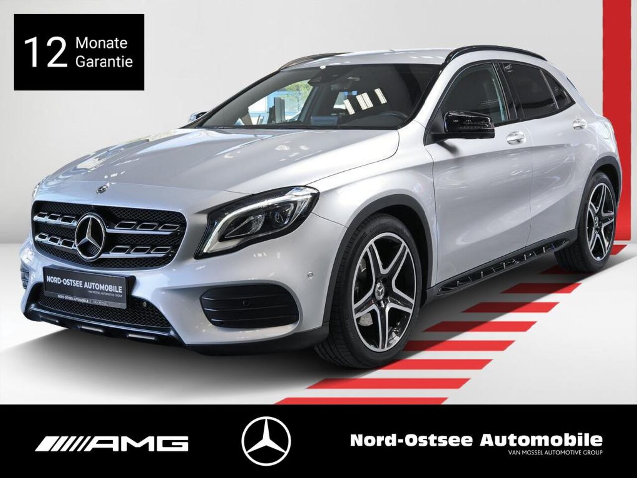 MERCEDES-BENZ GLA 250 AMG TOTWINKEL SPUR LED NIGHT 360° SHZ 