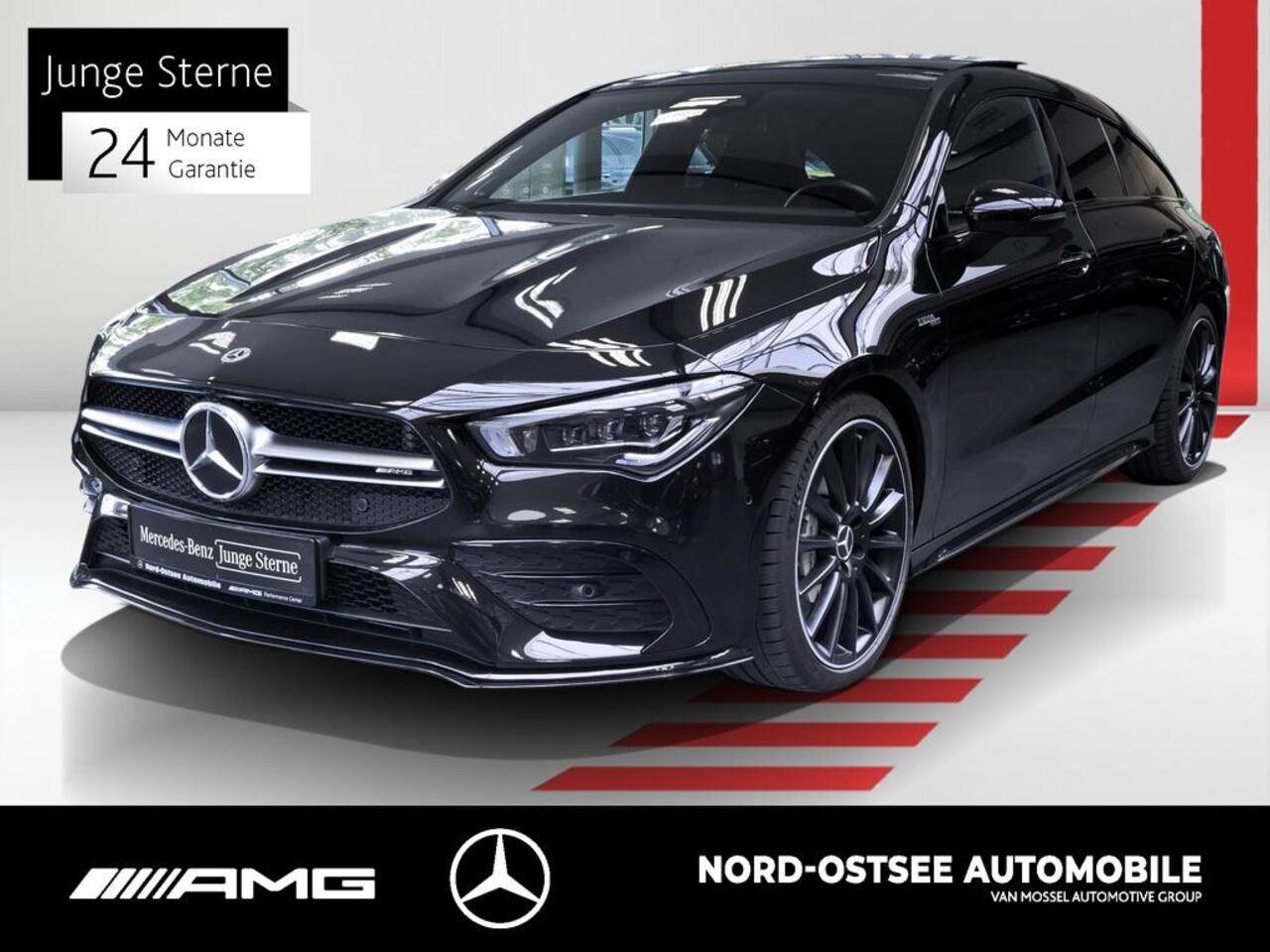 MERCEDES-BENZ CLA 35 AMG SB 4M STANDHZG NIGHT MULTIBEAM PANO 