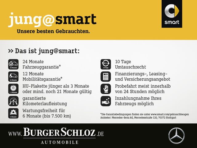 SMART EQ forfour AUT Kam. KlimaA LM Leder Navi PDC SD