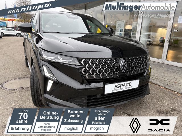 RENAULT Espace 6 Techno Full Hybrid E-Tech 200 5 Bluetooth Navi LED Klima Einparkhilfe el. Fenster Ansicht 1 für Fahrzeugdetailseite