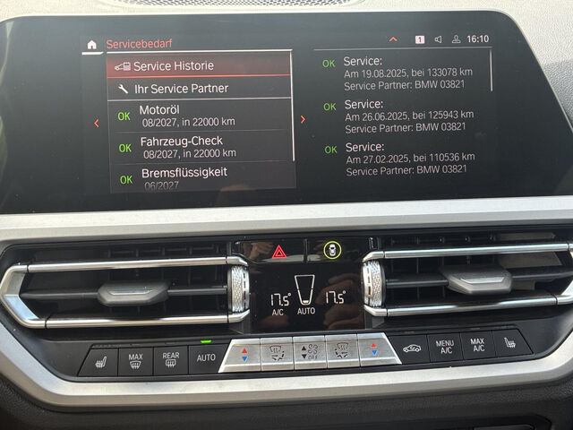 BMW 320 d xDrive Laser Sports.LiveProf.Sitzh.HiFi AHK Bluetooth Navi Vollleder Klima PDC el. Fenster Ansicht 14 für Fahrzeugdetailseite