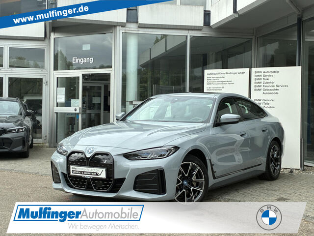 BMW i4 e40 GC M Sport HUD ACC GlasD.Laser Kamera HiFi Sportpaket Bluetooth Navi Klima Standhzg PDC el. Fe Ansicht 1 für Fahrzeugdetailseite