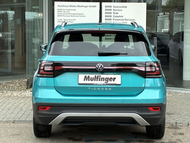 VW T-Cross 1.5 TSI ACC Kamera Sitzh. AppleCar AHK Bluetooth Navi Klima Einparkhilfe el. Fenster Ansicht 8 für Fahrzeugdetailseite
