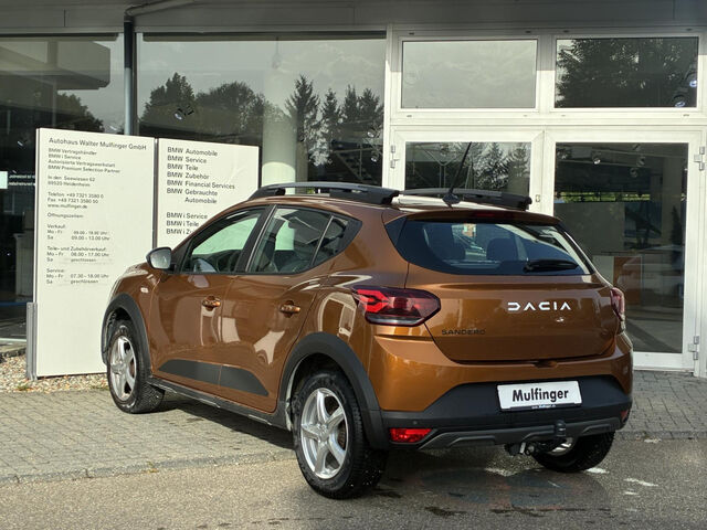 DACIA Sandero Stepway TCe90 Extreme Navi AHK 5.800km! Bluetooth LED Klima Einparkhilfe el. Fenster Ansicht 7 für Fahrzeugdetailseite