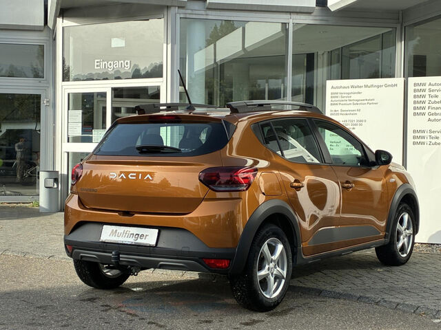 DACIA Sandero Stepway TCe90 Extreme Navi AHK 5.800km! Bluetooth LED Klima Einparkhilfe el. Fenster Ansicht 9 für Fahrzeugdetailseite