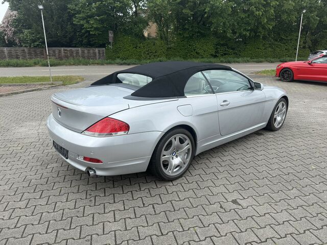 BMW 630 i Cabrio*1.Hand,deutsch,Automatik,Leder,Navi...