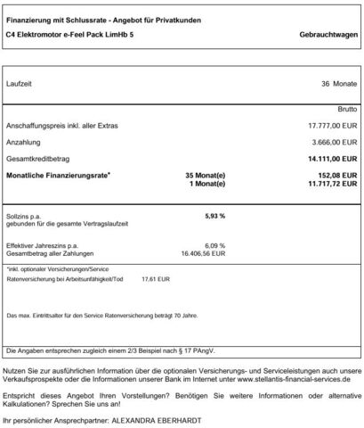 CITROEN C4 Ansicht 22 für Fahrzeugdetailseite