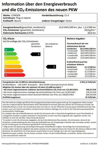 CITROEN C5 X Ansicht 19 für Fahrzeugdetailseite