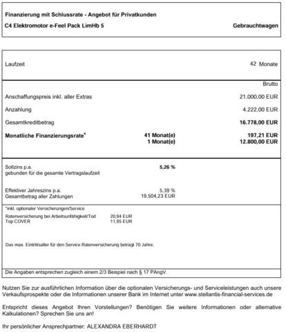 CITROEN C4 Ansicht 20 für Fahrzeugdetailseite