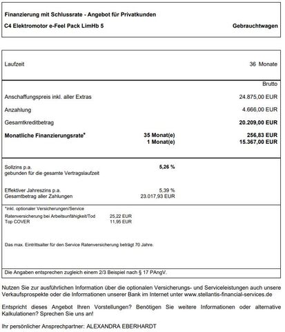 CITROEN C4 Ansicht 21 für Fahrzeugdetailseite