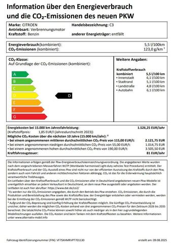CITROEN C3 PureTech 110 Elle Ansicht 11 für Fahrzeugdetailseite