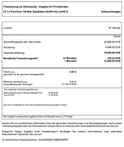 CITROEN C4 Ansicht 11 für Fahrzeugdetailseite