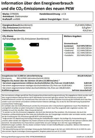 CITROEN C4 Ansicht 29 für Fahrzeugdetailseite