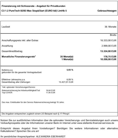 CITROEN C3 PureTech 83 Max Ansicht 2 für Fahrzeugdetailseite