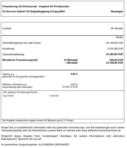 CITROEN C5 Aircross Ansicht 3 für Fahrzeugdetailseite