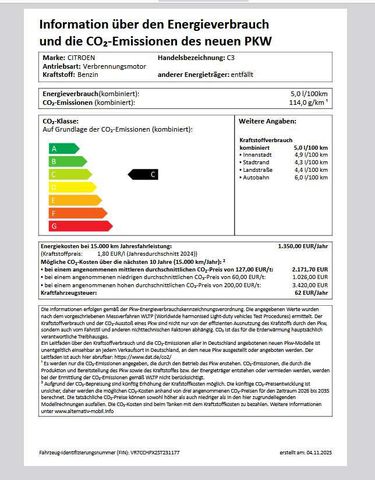 CITROEN C3 Ansicht 24 für Fahrzeugdetailseite