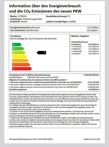 CITROEN C3 Ansicht 24 für Fahrzeugdetailseite