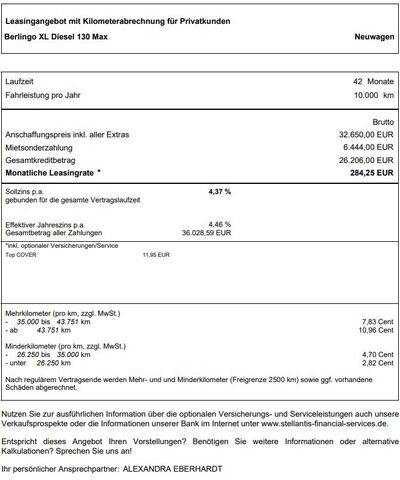 CITROEN Berlingo Ansicht 27 für Fahrzeugdetailseite