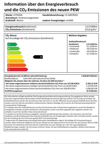 CITROEN C5 Aircross Mild-Hybrid 145 PLUS DSG6 Automatik Ansicht 10 für Fahrzeugdetailseite