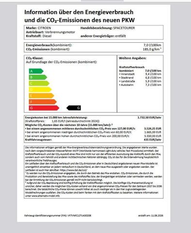 CITROEN SpaceTourer BlueHDi 180 Plus XL Automatik Ansicht 20 für Fahrzeugdetailseite